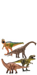 4 jumbo dinosaurs