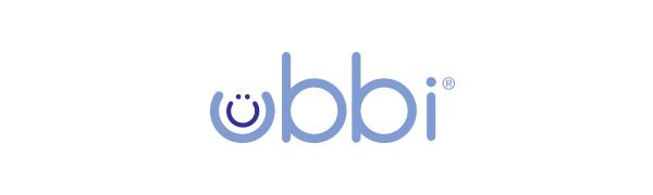 Purple Ubbi logo on white