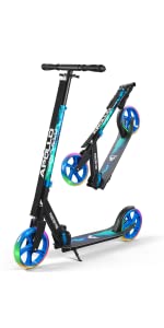 scooter for adults pro scooters adult wheels deck kid teens big wheel kick street led light scooter