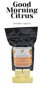 Grapefruit orange shower steamer tablet refreshing revitalizing