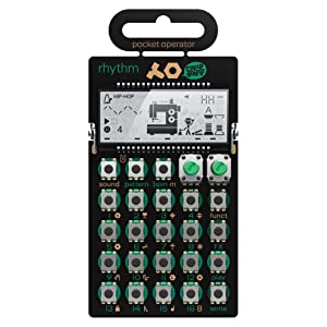 teenage engineering PO-12 Rhythm Pocket Operator Drum Machine, Portable Synthesizer, Sequencer