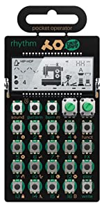 teenage engineering PO-12 Rhythm Pocket Operator Drum Machine, Portable Synthesizer, Sequencer