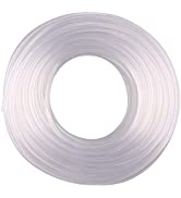 DERNORD PVC Tubing 3/8"ID X 1/2"OD Flexible Clear Vinyl Hose 100 Feet for Food Grade