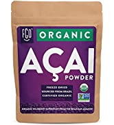 Organic ACAI Powder (Freeze-Dried) | 4oz Resealable Kraft Bag | 100% Raw Superfood Berry From Bra...