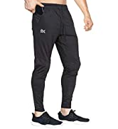BROKIG Mens Lightweight Gym Jogger Pants,Men's Workout Sweatpants with Zip Pocket