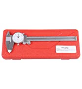 Accusize Industrial Tools 0-6''/0-150 mm by 0.001''/0.02 mm Inch/Metric Dual Needle Precision Dia...