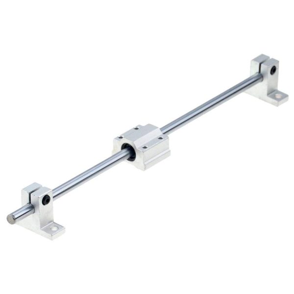 4PCS SK6 Aluminum Linear Rod Rail Shaft Support Guide Motion for 6mm/0.31" Diameter Shaft - Image 2