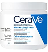 CeraVe Moisturizing Cream | Daily Face and Body Moisturizer for Dry Skin With Hyaluronic Acid | F...