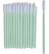 Cleaning Swab,200pcs Anti-Static Foam Cleaning Swabs Round Tip Cleaning Stick for 3D Printer/Disk...