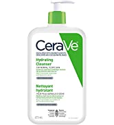 CeraVe Hydrating Face Wash, Daily Facial Cleanser for Dry Skin, Suitable for Sensitive Skin, Frag...