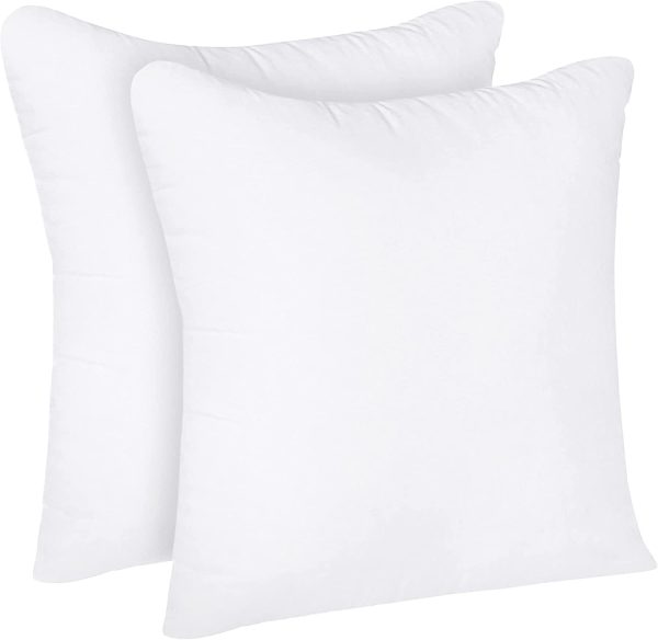 Utopia Bedding Throw Pillows Insert (Pack of 24, White) - 18 x 18 Inches Bed and Couch Pillows - Indoor Decorative Pillows - Image 3