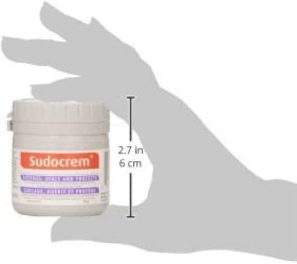 Sudocrem - Diaper Rash Cream for Baby, Soothes, Heals, and Protects, Relief and Treatment of Diaper Rash, Zinc Oxide Cream - 125g, Grey - Image 8