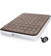 Etekcity Upgraded Camping Air Mattress Queen Size Airbed, Wave-Beam Technology, Rechargeable Air ...