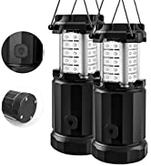 Etekcity Camping Lantern Battery Powered Led Lights with AA Batteries, Upgraded Magnetic Base and...