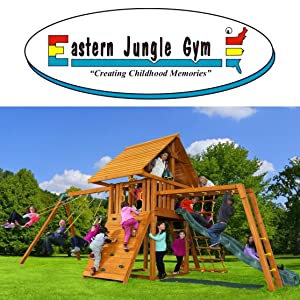 Eastern Jungle Gym Wooden Swing Set Company