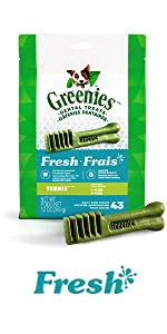 Greenies Fresh Dog Treats, Dental Dog Treats, Dental Care for Dogs, Healthy Teeth, Oral Health