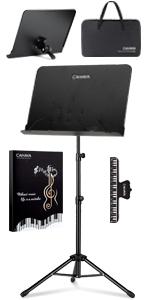 Solid back Sheet Music Stand