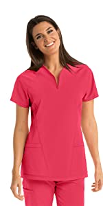 Barco One BOT002 Women's Perforated Raglan Scrub Top