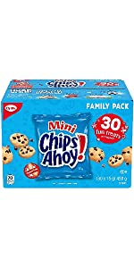 CHIPS AHOY! MINI Fun Treats, Back to School Snacks 450g