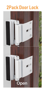 2pack door security lock