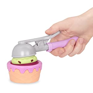 Play circle battat sweet treats ice cream parlour pretend play food toy accessories sprinkles scoop