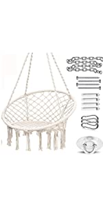 Ohuhu Hammock Chair/ Hanging Kit