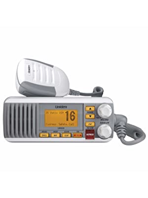 um385 Uniden marine radio white 