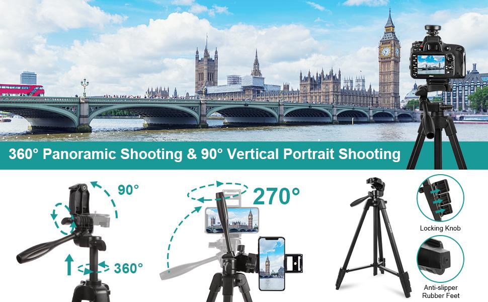 360?? Panoramic Shooting & 90?? Vertical Portrait Shooting