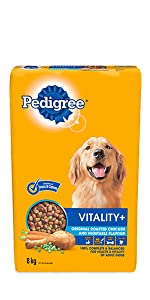 PEDIGREE Vitality + Dry Dog Food Original Roasted Chicken and Vegetable Flavour