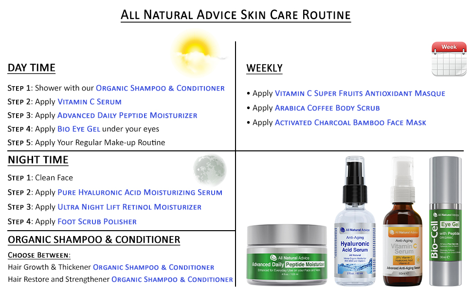 skin care routine banner