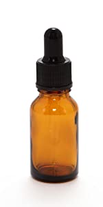 15 ml Glass eye dropper bottles Amber