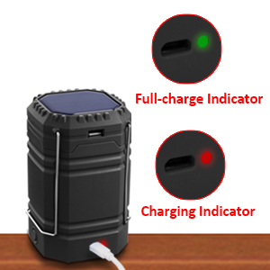 solar hand crank camping lantern