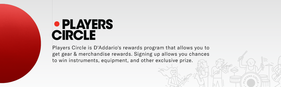 Playerc Circle by D/Addario: Sign up now and Get Rewarded