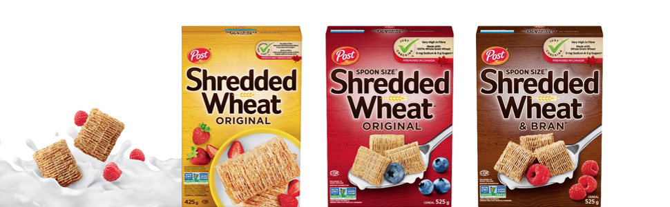 Shredded wheat cereal