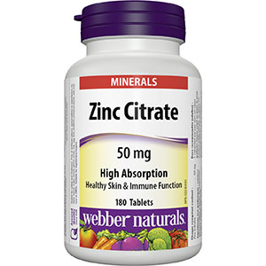 Webber Naturals Zinc Citrate