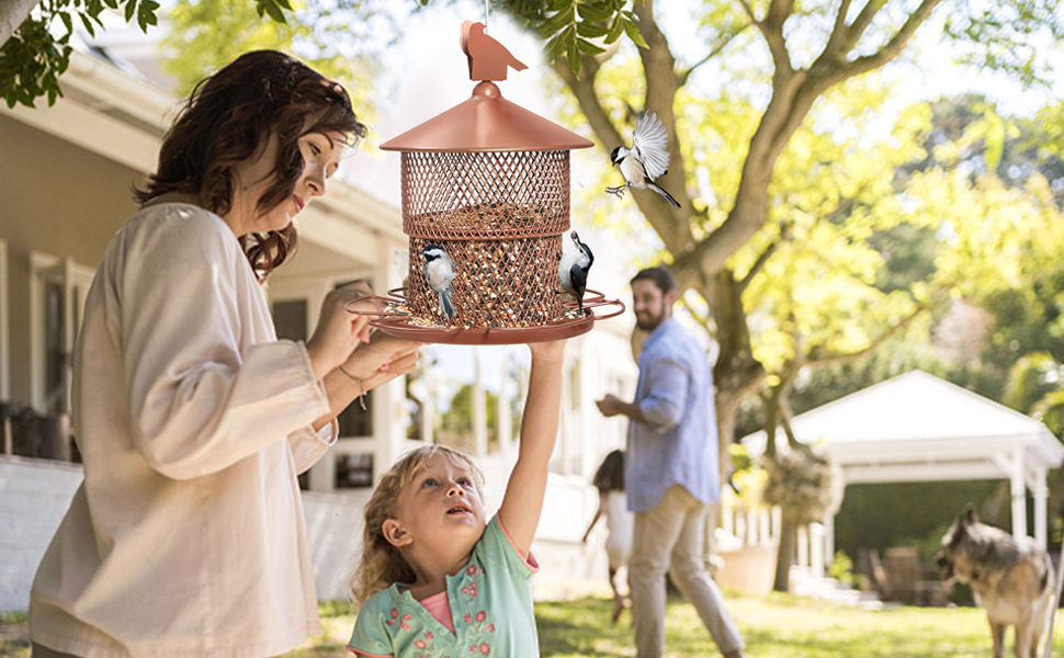 bird feeder for garden yard decoration and attracting birds