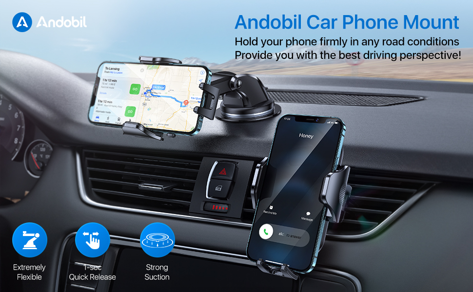 Andobil car phone mount 