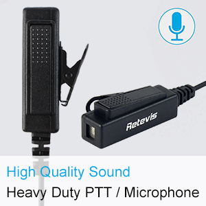 Walkie Talkies Earpiece with Mic and PTT