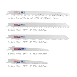 22-piece Wood and Pruner/Wet Wood Saw Blades