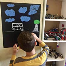 Kassa chalkboard being used as a kids room decor