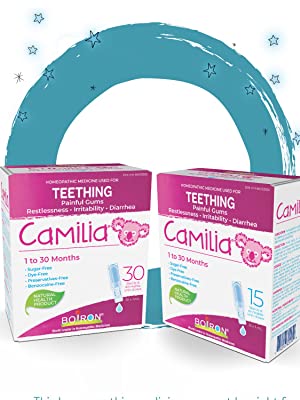 camilia, teething, painful gums, baby teeth, boiron