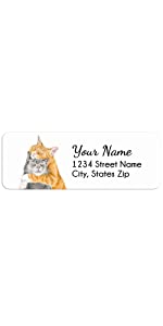 Tabby Cat Snuggles Personalized Gift