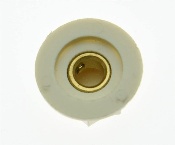 KIAISH Set of 3 Aged White Brass Insert USA Spec 1/4" Jazz J Bass Knobs,Large & Small Knob - Image 3