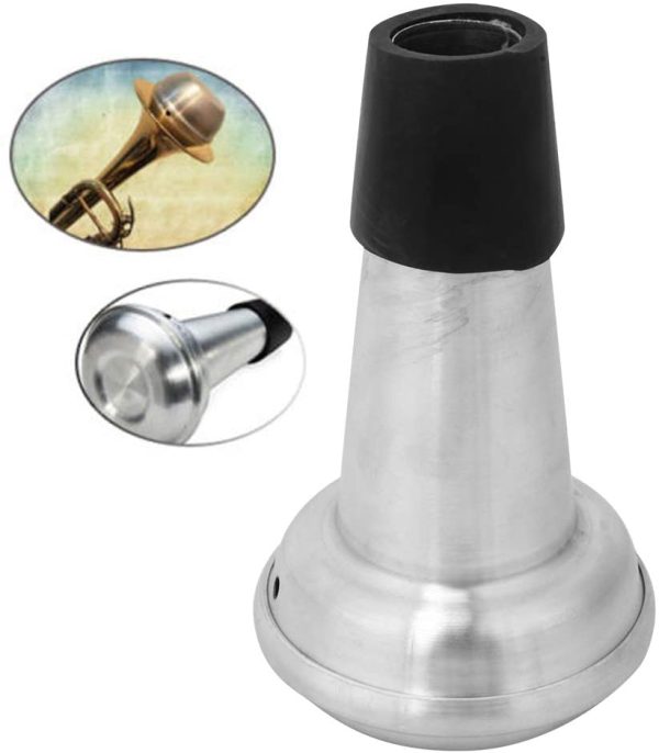 Trumpet Mute Accessories, Lightweight Practice Aluminum Trumpet Tone Mute Professional for Trumpet Players - Image 3