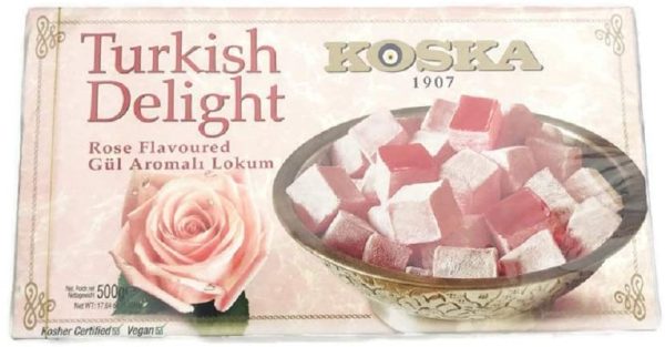 Turkish Delight Rose Flavoured Candy Gift Box 17.64 oz 1.10 Ibs 500 gr Lokum - Image 5