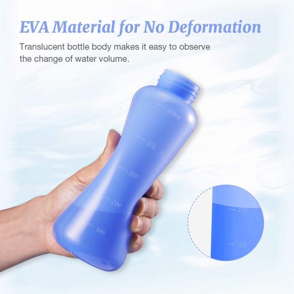 Meidong Portable Travel Bidet Handheld Personal Bidet Sprayer Mini Portable Bidet for Toilet 500ML Eva Bottle Water Capacity with Extra Long Pointed Nozzle Spray Cleaner for Personal Hygiene Cleaning/Baby Care/Soothing Postpartum Care/(Outdoor/Travling) - Image 5