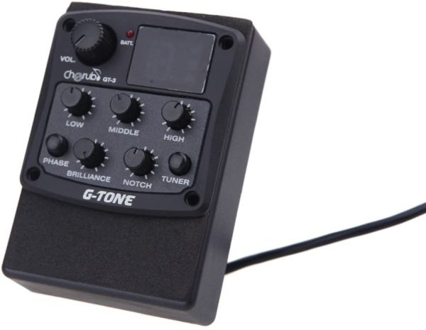 Cherub GT-3 G-Tone 3-Band EQ Equalizer Acoustic Guitar Preamp Pickup Guitar Equalizer - Image 2