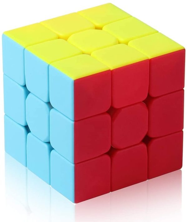 ROXENDA 3x3 Speed Cube, 3x3x3 Qiyi Warrior S Speed Cube Stickerless Frosted Puzzle Magic Cube - Image 2