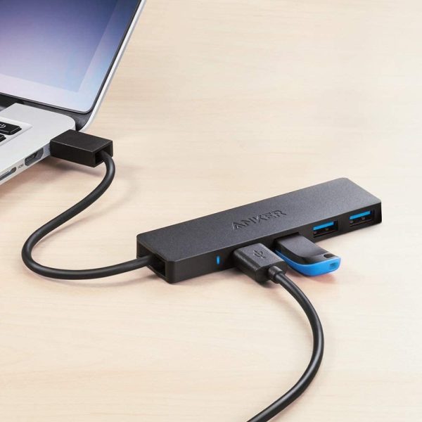 Anker 4-Port USB 3.0 Ultra Slim Data Hub for MacBook, Mac Pro/Mini, iMac, Surface Pro, XPS, Notebook PC, USB Flash Drives, Mobile HDD, and More - Image 5