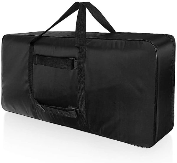 BUBM 61 Keys Keyboard Bag Keyboard Case for 61 Note, Portable and Shoulder Electronic Organ Piano Universal 61 Note Keyboard Gig Bag Waterproof 600D Oxford Cloth,41.33"×16.53"×7.87",Black - Image 4